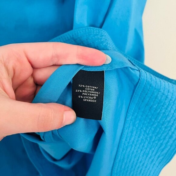 Lafayette 148 Teal Fit and Flare Mini Dress SZ 6 - Picture 4 of 7